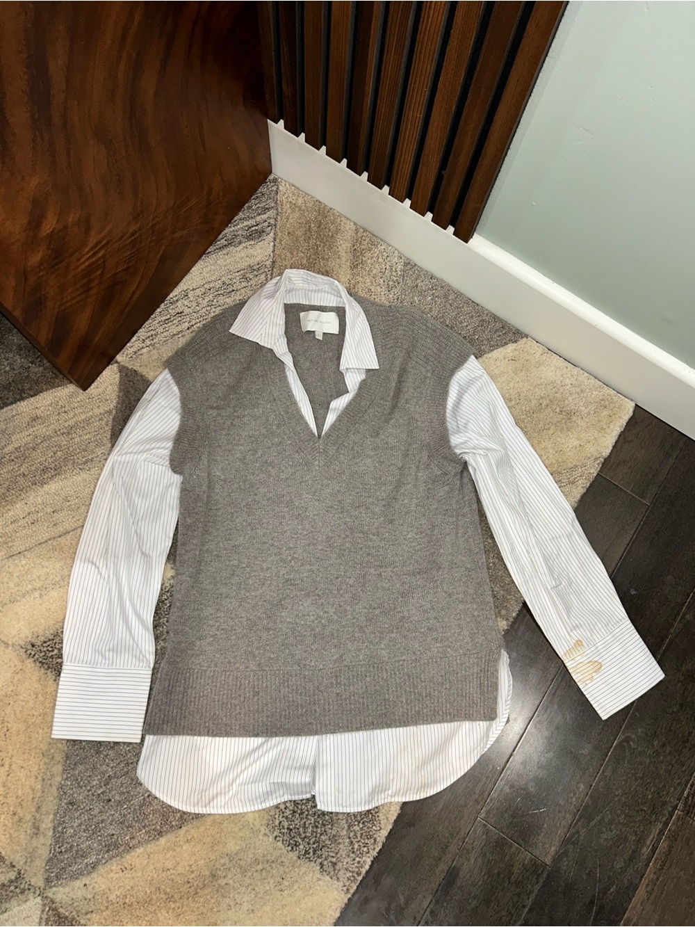 Brochu Walker Layered Sweater Shirt Tops Size L Bundle of 2